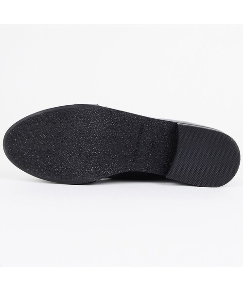 ORiental TRaffic（オリエンタルトラフィック）の「エナメルローファー（シューズ・レディース・ブラック/ブラック/ホワイト/ネイビー・34/35/36/37/38/39/40/41/42）」の6枚目の写真