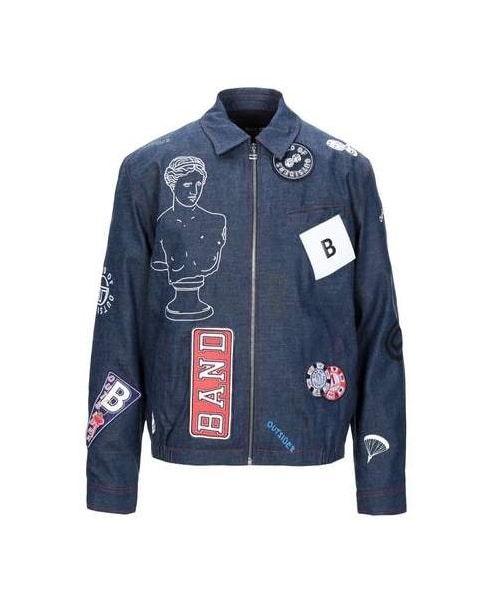 BAND OF OUTSIDERS メンズ　ジャケット　アウター　スーツ BAND OF OUTSIDERS ブラックレザージャケット Band Of Outsiders