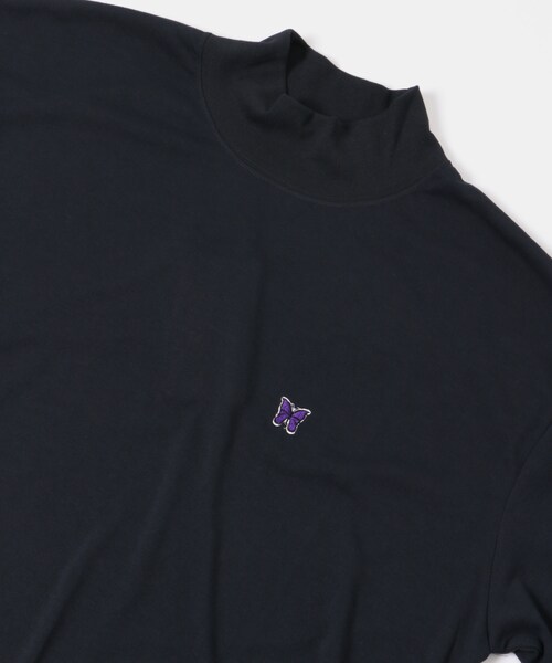 Needles/ニードルズ S/S Mock Neck Tee - Poly Jersey