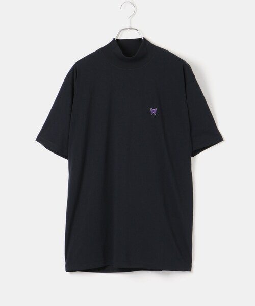 Needles/ニードルズ S/S Mock Neck Tee - Poly Jersey