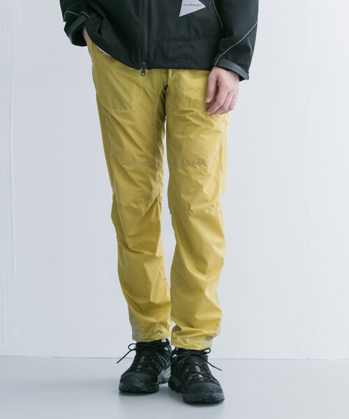 and wander（アンドワンダー）の「and wander W weave windy pants