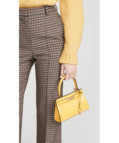 TORY BURCH（トリーバーチ）の「Tory Burch Lee Radziwill Petite Bag（ショルダーバッグ・レディース・Yellow・One Size）」の4枚目の写真