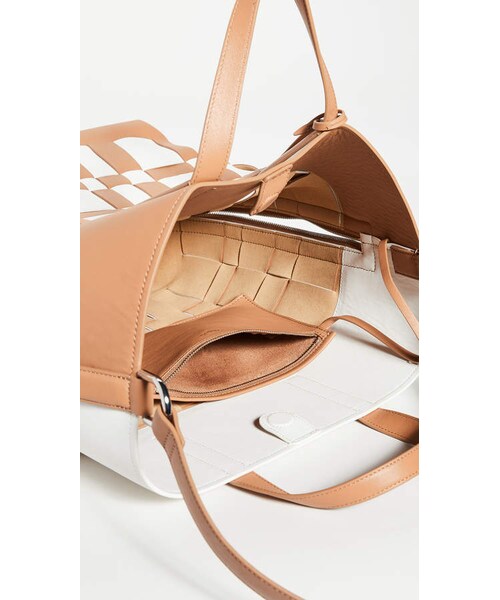 3.1 Phillip Lim（スリーワンフィリップリム）の「3.1 Phillip Lim Odita Modern Lattice Shopper Bag（トートバッグ・レディース・Brown・One Size）」の2枚目の写真