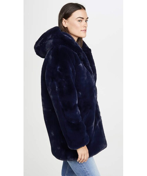 apparis faux fur coat