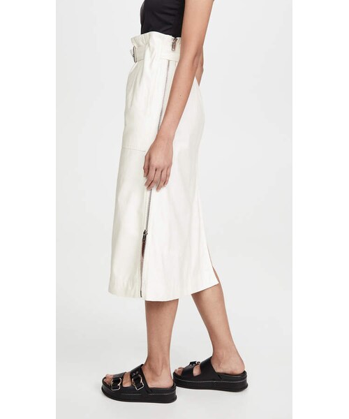 3.1 Phillip Lim（スリーワンフィリップリム）の「3.1 Phillip Lim Betled Cargo Midi Skirt（スカート・レディース・White・0/2/4/6/8/10）」の3枚目の写真