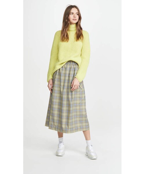 tibi(ティビ)の「Tibi Smocked Waistband Full Skirt(スカート・レディース・Beige・0/2/4/8/12)」の2枚目の写真