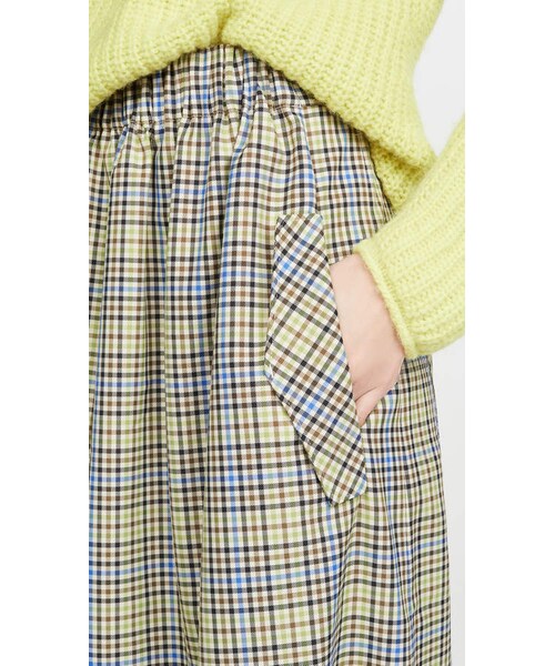 tibi(ティビ)の「Tibi Smocked Waistband Full Skirt(スカート・レディース・Beige・0/2/4/8/12)」の3枚目の写真