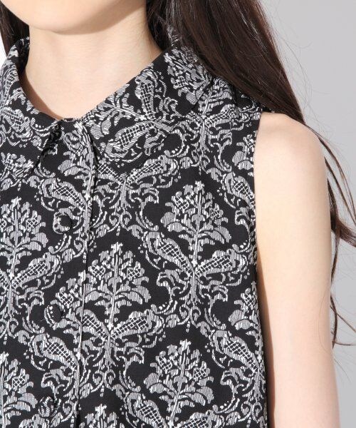 repipi armario（レピピ アルマリオ）の「★新作★ダマスクガラワンピース（ワンピース/ドレス・レディース・ホワイト/ブラック・ＸＳ/Ｍ）」の7枚目の写真