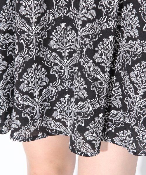 repipi armario（レピピ アルマリオ）の「★新作★ダマスクガラワンピース（ワンピース/ドレス・レディース・ホワイト/ブラック・ＸＳ/Ｍ）」の9枚目の写真