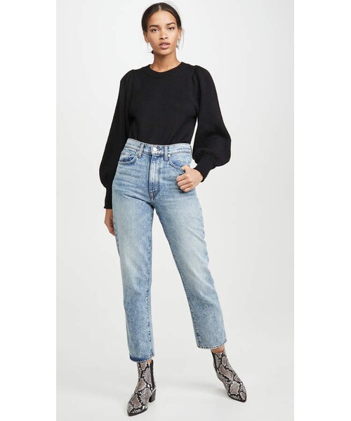 525 America(525アメリカ)の「525 America Puff Sleeve Crew Pullover(ニット/セーター・レディース・Black・XS/S/L)」の3枚目の写真