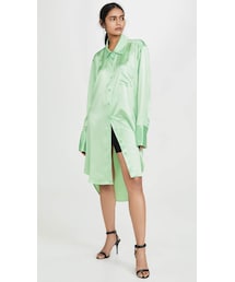 alexanderwang | Alexanderwang.T Wet Shine Oversized Button Down Shirt(トップス)