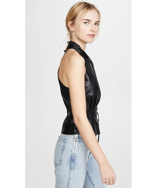 nanushka（ナヌーシュカ）の「Nanushka Elodia Top（トップス・レディース・Black・XS）」の3枚目の写真