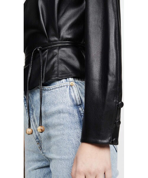 nanushka（ナヌーシュカ）の「Nanushka Elodia Top（トップス・レディース・Black・XS）」の6枚目の写真