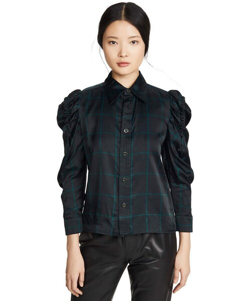 トップス TOGA PULLA CHECK PRINT SHIRT TOGA PULLA（トーガ プルラ）の「Toga Pulla Check Print Shirt