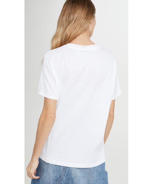 Acne Studios（アクネストゥディオズ）の「Acne Studios Ellison Face T-Shirt（Tシャツ/カットソー・レディース・White・XS/S/M/L/XXS）」の6枚目の写真