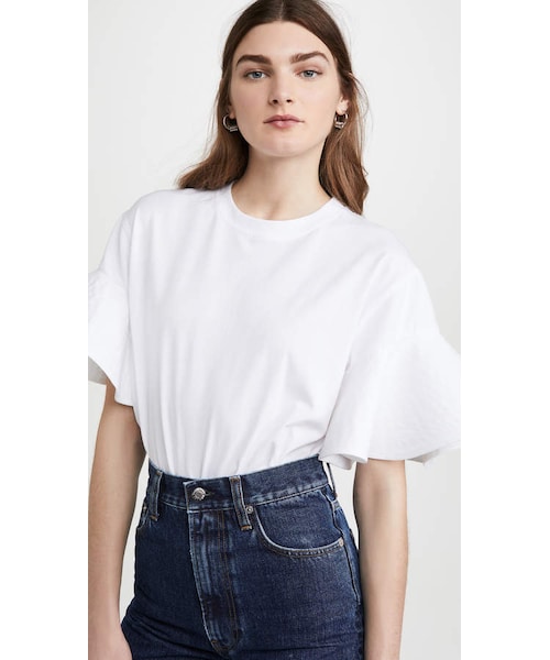 【未着用】Victoria Beckham　ヴィクトリアベッカム　半袖カットソー VICTORIA VICTORIA BECKHAM（ヴィクトリア ヴィクトリアベッカム