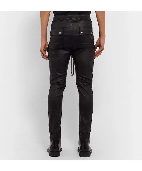パンツ Rick Owens Drawstring Slim Long 50 RICK OWENS - Men Drawstring Slim Long Pantaloni – Atelier