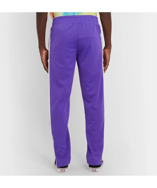 Palm Angels（パームエンジェルス）の「Palm Angels Striped Tech-Jersey Track Pants（その他パンツ・メンズ・Purple・XS/M/L/XL）」の4枚目の写真