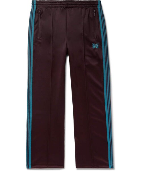 Needles(ニードルス)の「Needles Striped Grosgrain-Trimmed Tech-Jersey Track Pants(その他パンツ・メンズ・Red・S/M/L/XL)」の1枚目の写真