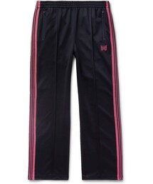 Needles | Needles Striped Grosgrain-Trimmed Tech-Jersey Track Pants(その他パンツ)