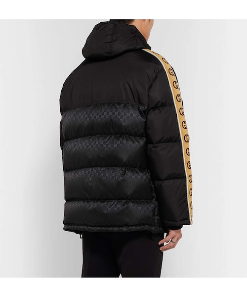 GUCCI（グッチ）の「Gucci Logo-Jacquard Webbing-Trimmed Quilted