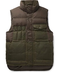 Filson Cruiser Two-Tone Quilted Cotton Down Gilet