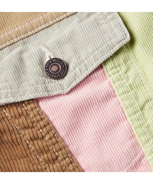 Levi's(リーバイス)の「Levi's Vintage Clothing Soap Box Colour-Block Cotton-Corduroy Trucker Jacket(テーラードジャケット・メンズ・multi・L/XL)」の5枚目の写真