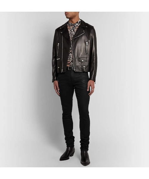 Buy Saint Laurent Skinny 5 Pocket Denim 'Santa Monica Blue