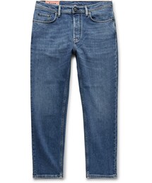 Acne Studios River Slim-Fit Tapered Stretch-Denim Jeans