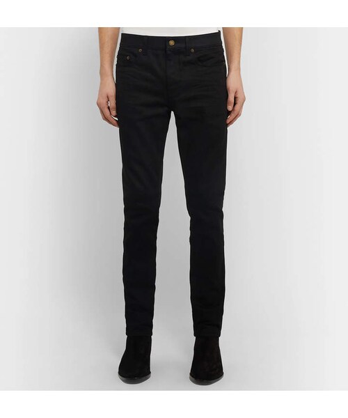 SAINT LAURENT　サンローラン　デニムパンツ　28　ブラック 中古・古着通販】Saint Laurent Paris (サンローランパリ) Saint