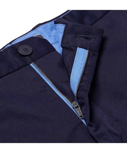 INCOTEX(インコテックス)の「Incotex Navy Slim-Fit Stretch-Cotton Gabardine Chinos(その他パンツ・メンズ・Blue・It 44/It 46/It 48/It 50/It 52/It 54)」の4枚目の写真