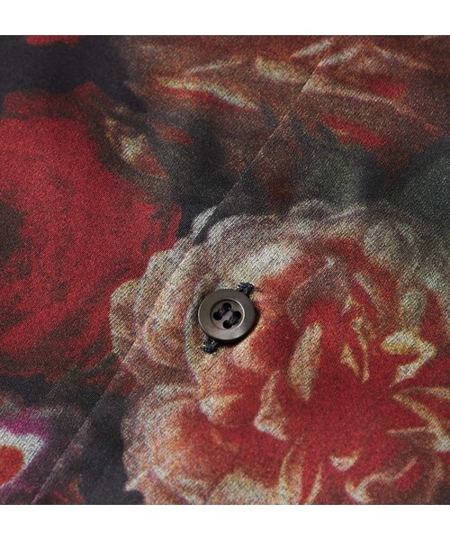 DRIES VAN NOTEN(ドリスヴァンノッテン)の「Dries Van Noten Floral-Print Matte-Satin Shirt(シャツ/ブラウス・メンズ・Black・It 44/It 46)」の5枚目の写真