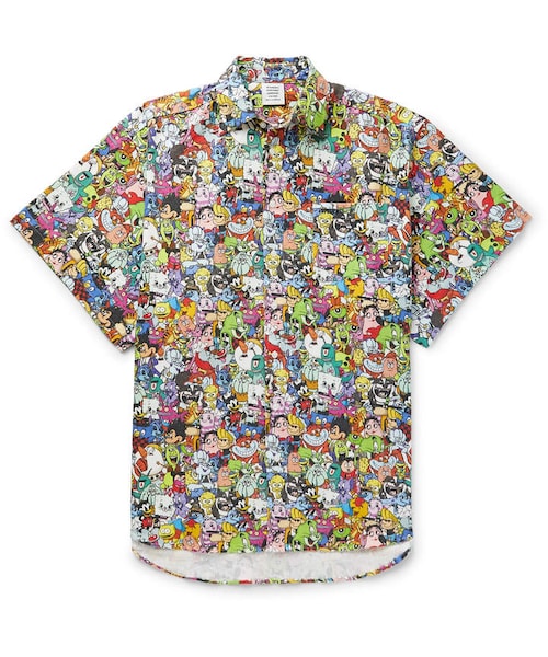 VETEMENTS(ヴェトモン)の「Vetements Oversized Printed Cotton Shirt(シャツ/ブラウス・メンズ・multi・XS/S/M/L)」の1枚目の写真