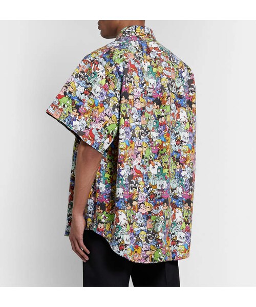 VETEMENTS(ヴェトモン)の「Vetements Oversized Printed Cotton Shirt(シャツ/ブラウス・メンズ・multi・XS/S/M/L)」の2枚目の写真