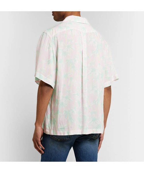 LOEWE(ロエベ)の「Loewe Camp-Collar Floral-Print Woven Shirt(シャツ/ブラウス・メンズ・Pink・M/XL)」の5枚目の写真