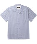 Rag & Bone Shirts "Rag & Bone Avery Camp-Collar Striped Voile Shirt"