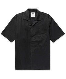 Y-3 | Y 3 Camp-Collar Cotton-Blend Poplin Shirt(シャツ/ブラウス)
