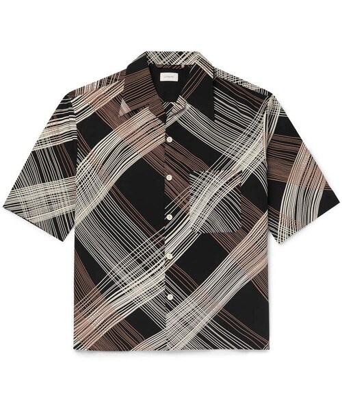 LEMAIRE（ルメール）の「Lemaire Camp-Collar Printed Cotton-Blend