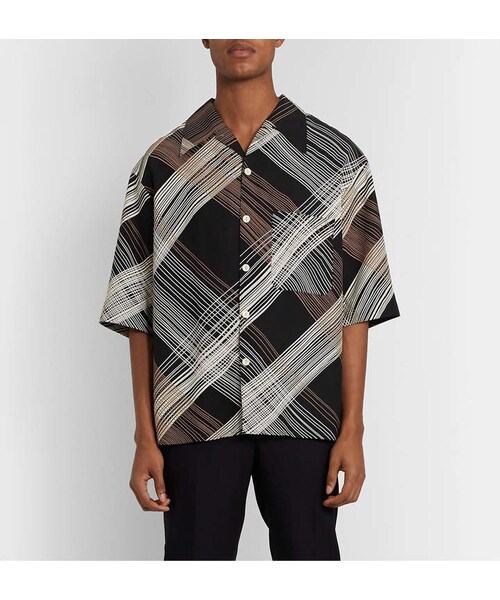 LEMAIRE（ルメール）の「Lemaire Camp-Collar Printed Cotton-Blend