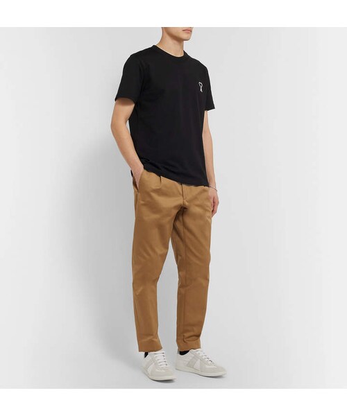 Tシャツ・カットソー AMI LOGO T-SHIRT AMI Paris ADC Embossed Logo T-Shirt | Saks Fifth Avenue