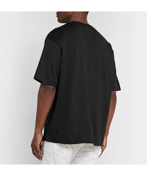 Acne Studios（アクネストゥディオズ）の「Acne Studios Oversized Cotton-Jersey T-Shirt（Tシャツ/カットソー・メンズ・Black・XS/S/M/L/XL）」の2枚目の写真