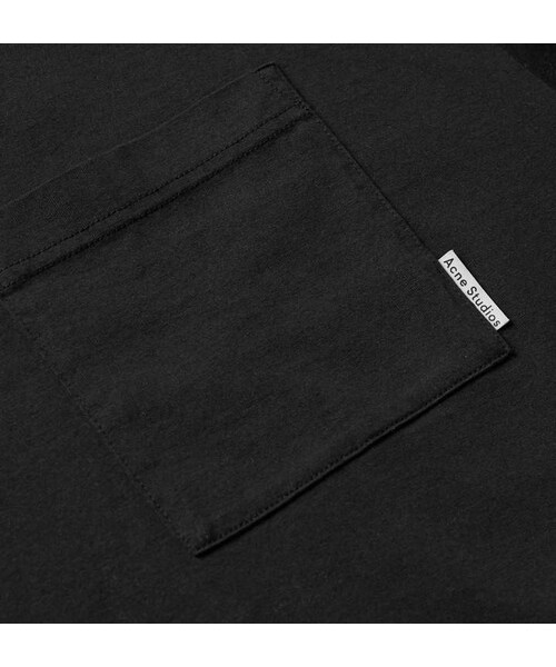 Acne Studios（アクネストゥディオズ）の「Acne Studios Oversized Cotton-Jersey T-Shirt（Tシャツ/カットソー・メンズ・Black・XS/S/M/L/XL）」の3枚目の写真