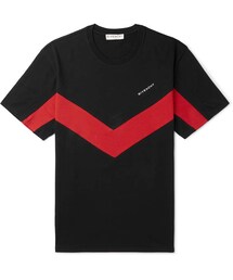 Givenchy Panelled Cotton-Jersey T-Shirt