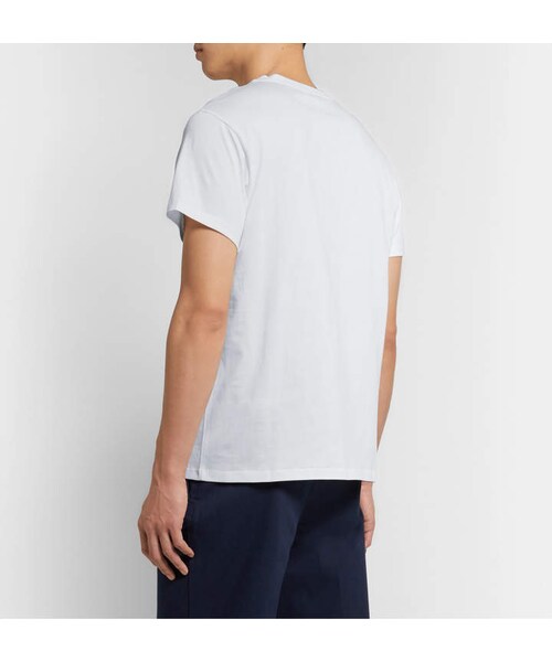 LOEWE（ロエベ）の「Loewe Logo-Embroidered Cotton-Jersey T-Shirt（T ...