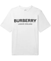 BURBERRY | Burberry Logo-Print Cotton-Jersey T-Shirt(Tシャツ/カットソー)