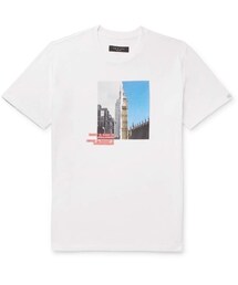 Rag & Bone Printed Cotton-Jersey T-Shirt
