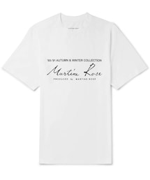 MARTINE ROSE | Martine Rose Logo-Print Cotton-Jersey T-Shirt(Tシャツ/カットソー)