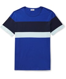 Schiesser Striped Cotton-Jersey T-Shirt