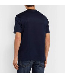 BRIONI（ブリオーニ）の「Brioni Logo-Embroidered Cotton-Jersey T