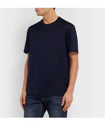 BRIONI（ブリオーニ）の「Brioni Logo-Embroidered Cotton-Jersey T